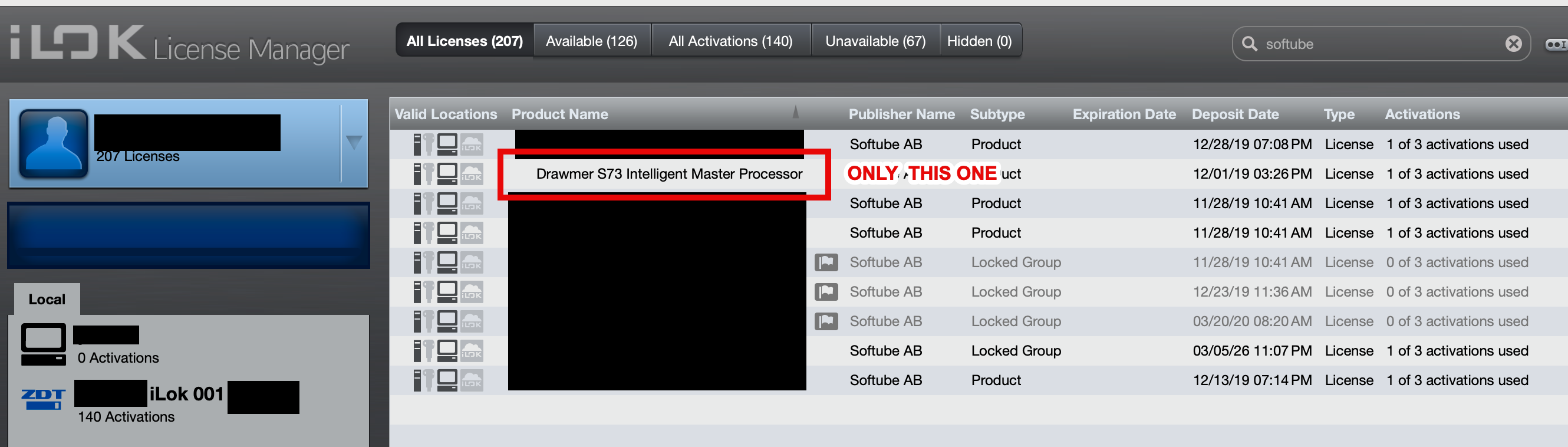 Softube Drawmer S73 Intelligent Master Processor